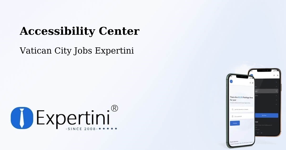 Accessibility Statement – Vatican City - Vatican City Jobs Expertini